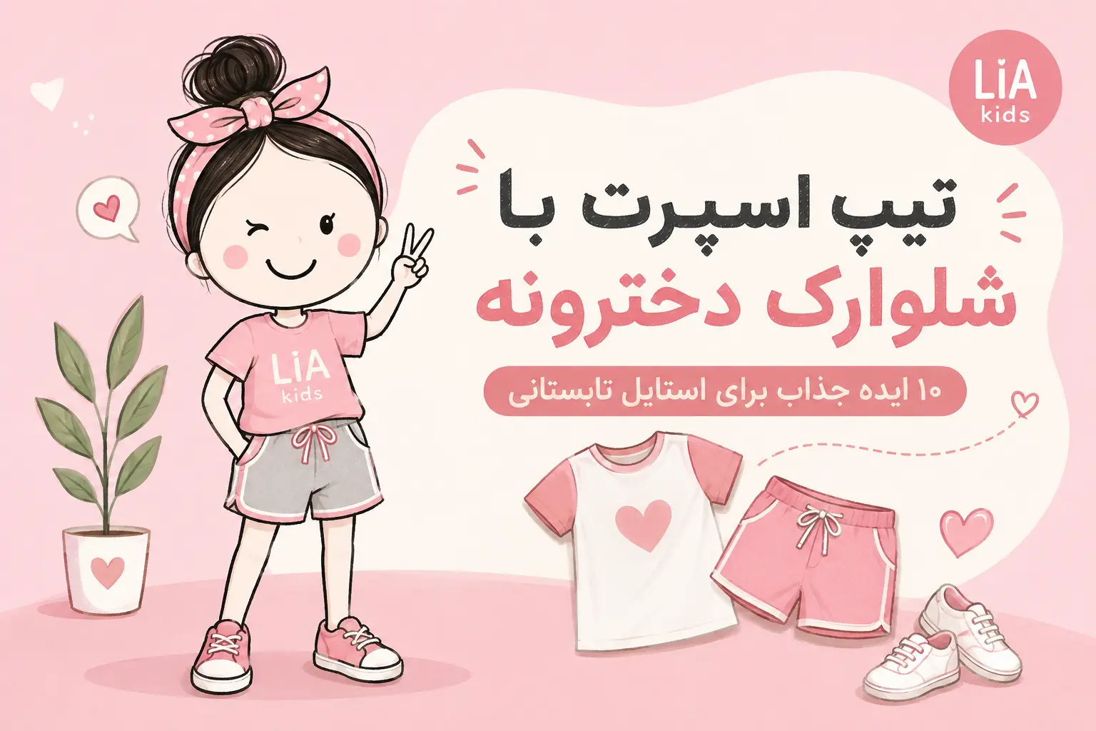 تیپ اسپرت با شلوارک دخترانه؛ ۱۰ ایده برای استایل راحت و تابستانی