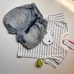 ست تیشرت و شلوارک بچگانه نخ و پنبه | ست اسپرت و راحت لیاکیدز - تصویر 5