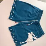 شلوارک زنانه طرح ابرکرومبی آبی؛ راحتی و استایل برای استفاده روزمره - تصویر 5