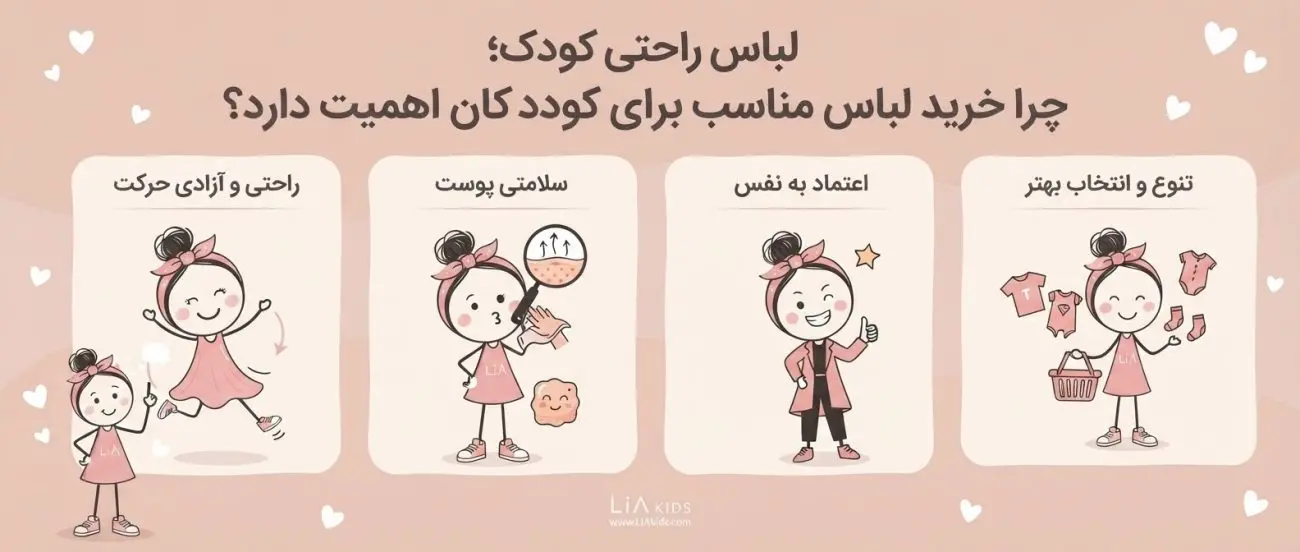 لباس راحتی کودک؛ چرا خرید لباس مناسب برای کودکان اهمیت دارد؟