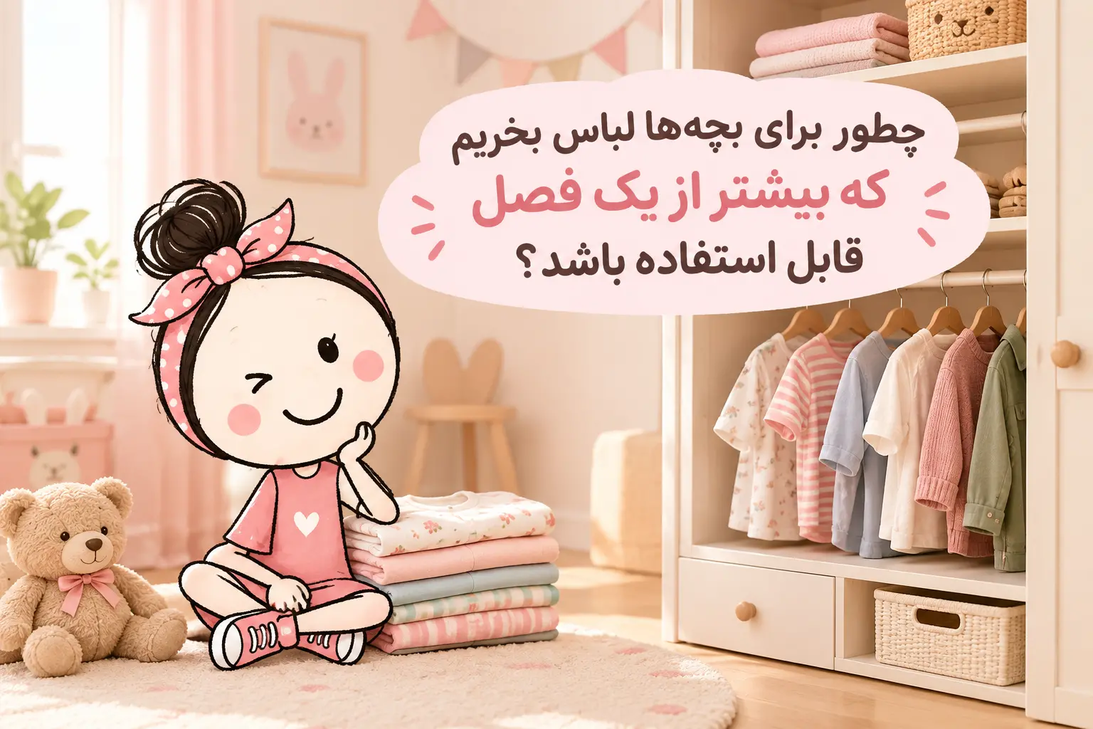 چطور برای بچه‌ها لباس بخریم که بیشتر از یک فصل قابل استفاده باشد؟